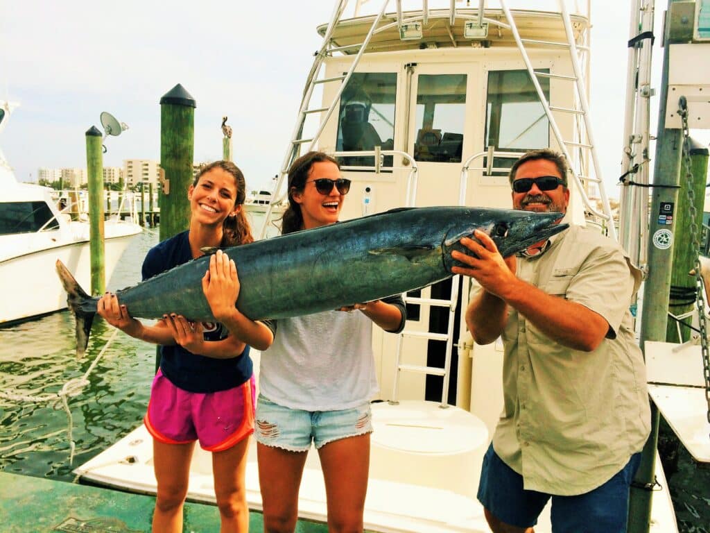 Summer Time Deep Sea Fishing in Destin, Florida - Charter Boat Sea