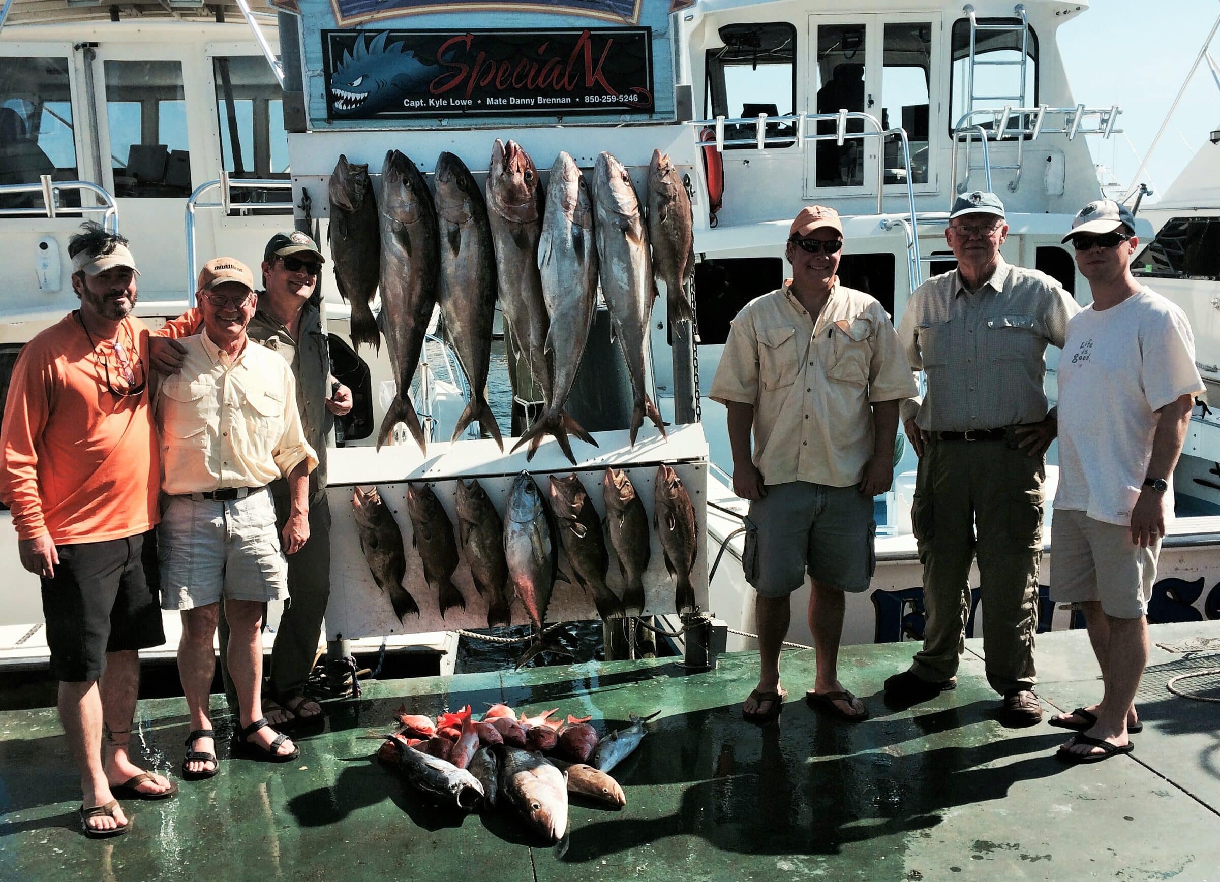 Summer Time Deep Sea Fishing in Destin, Florida - Charter Boat Sea